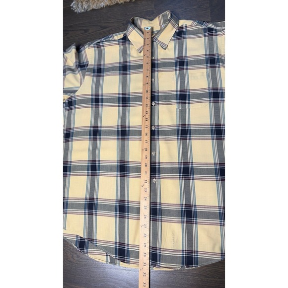 Viyella Mens XL Plaid Button Down Shirt Long Sleeve Cotton Wool Blend Casual - Picture 6 of 6